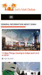 Mobile Screenshot of letsvisitdubai.com